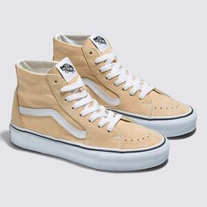 Vans High-Top Sneakers in yellow and White